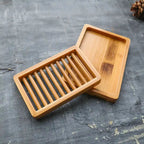Dual-layer Bamboo Soap Dish