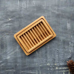 Dual-layer Bamboo Soap Dish